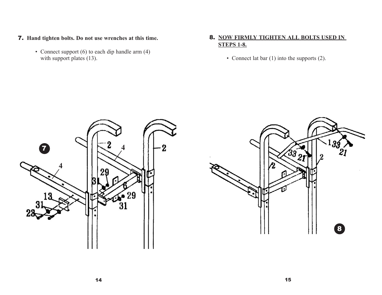 Keys Fitness Power Tower ST-PT Series User Manual | Page 9 / 11