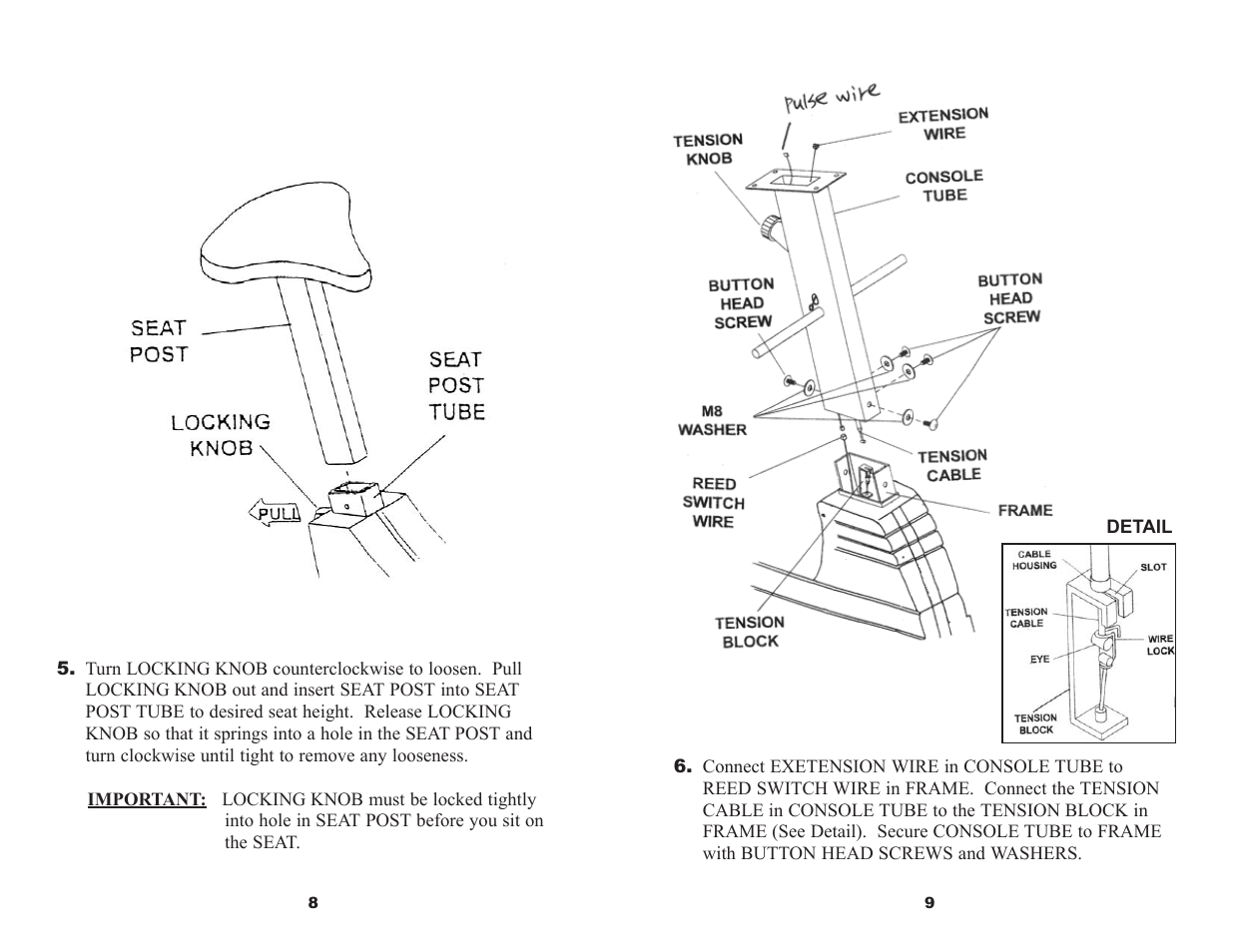 Keys Fitness Dual Action Bike CardioMax 535 User Manual | Page 6 / 12