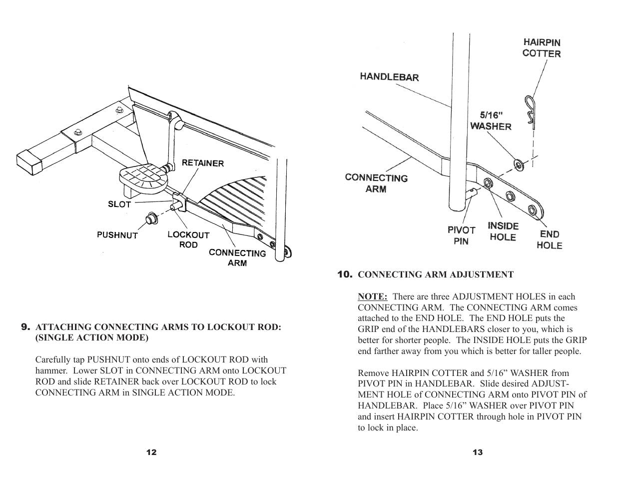 Keys Fitness Dual Action Bike CardioMax 535 User Manual | Page 8 / 12