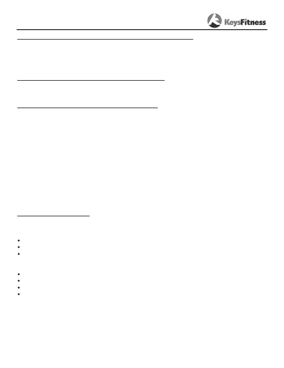 Workout information | Keys Fitness KF-2-5T User Manual | Page 21 / 36