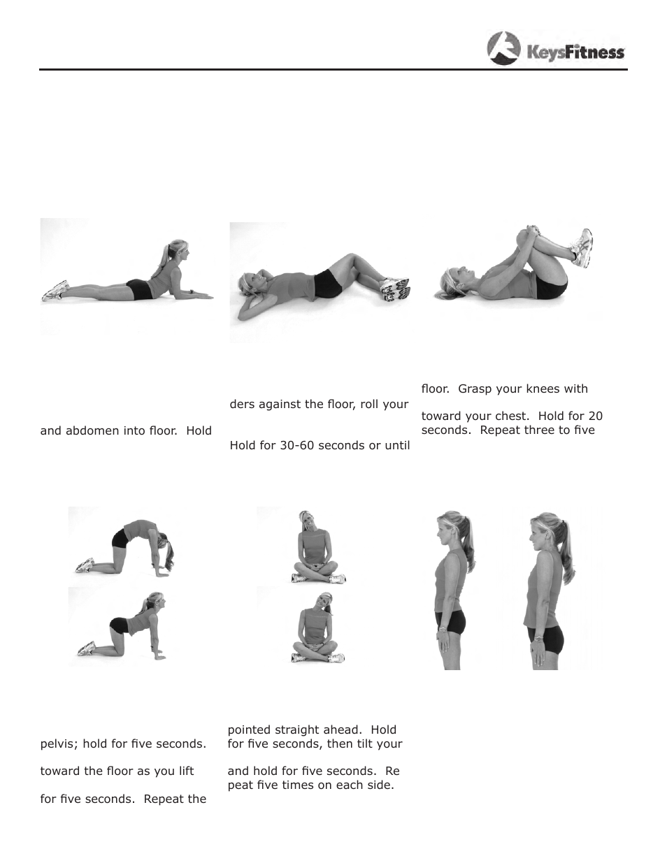 Warm up exercises | Keys Fitness KF-2-5T User Manual | Page 23 / 36