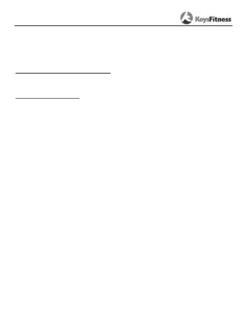 Error messages, Treadmill error messages | Keys Fitness KF-2-5T User Manual | Page 29 / 36