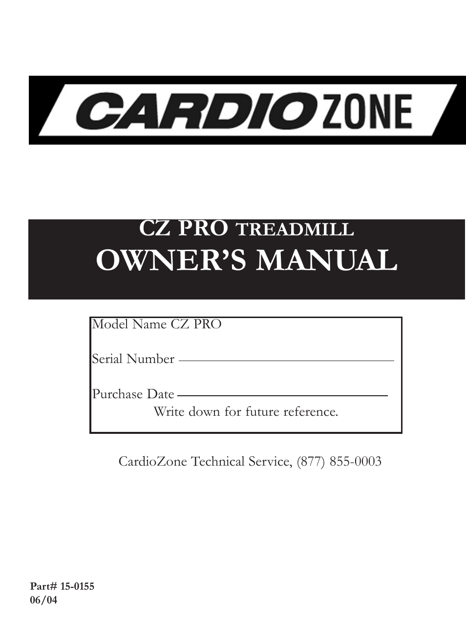 Keys Fitness CardioZone CZ PRO User Manual | 20 pages