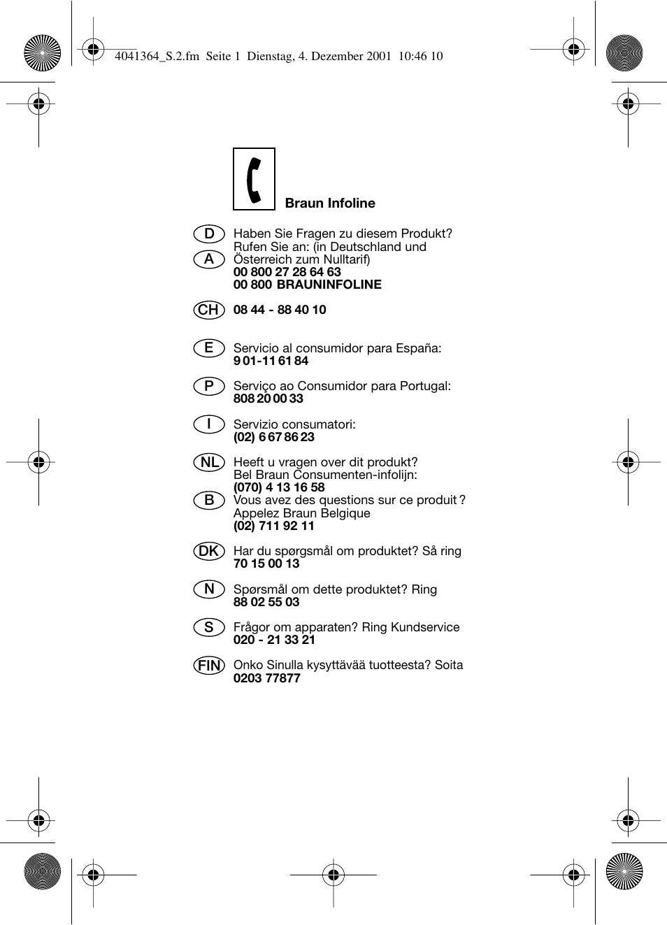 Braun KSM 2 User Manual | Page 2 / 46