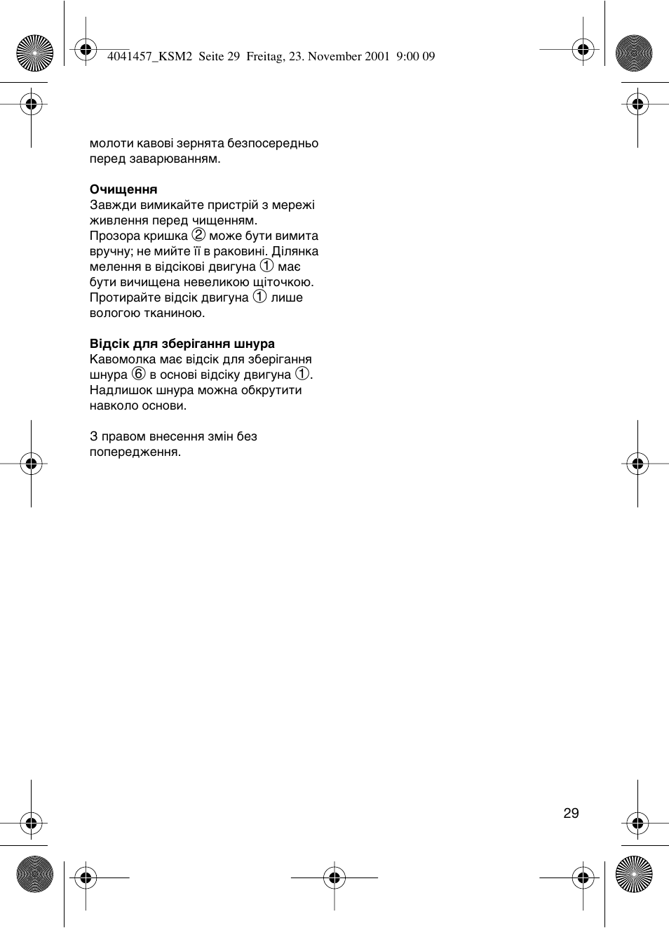 Braun KSM 2 User Manual | Page 29 / 46