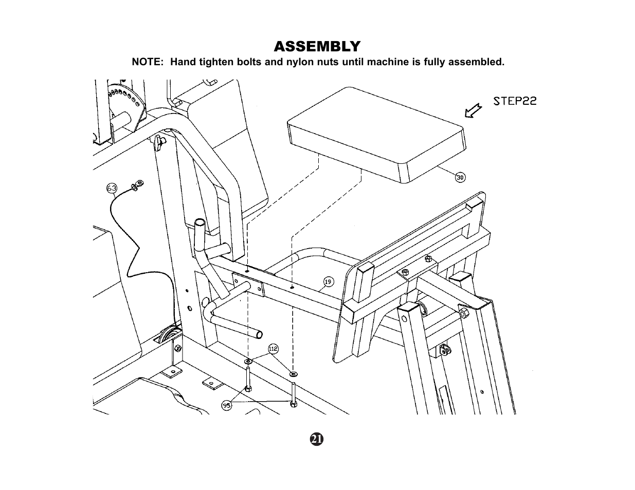 Keys Fitness Strength trainer ST-1000 User Manual | Page 23 / 32