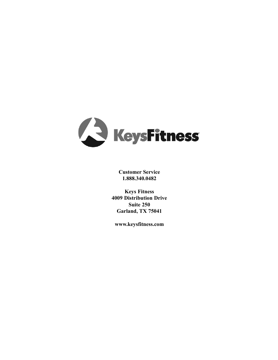 Keys Fitness Cardiomax 705el User Manual | Page 20 / 20