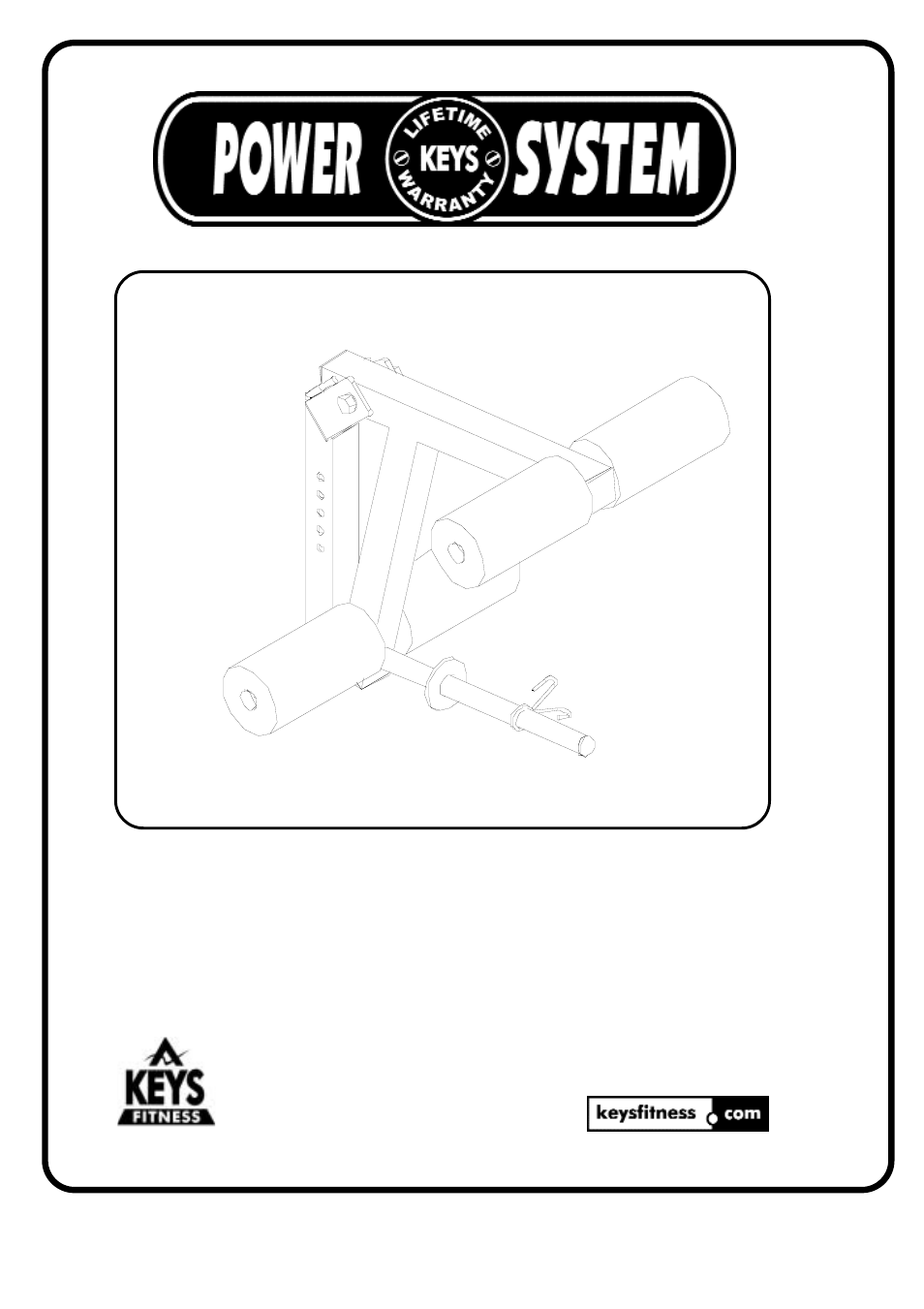 Keys Fitness Leg Attachment KPS-LEGA User Manual | 8 pages