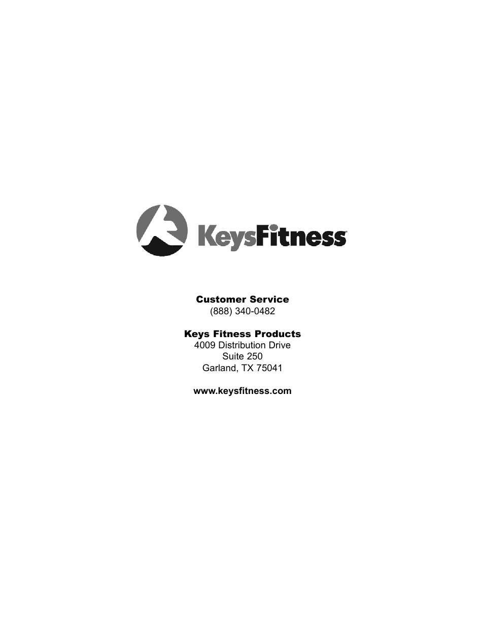 Keys Fitness Health Trainer 85t HT85t User Manual | Page 29 / 29
