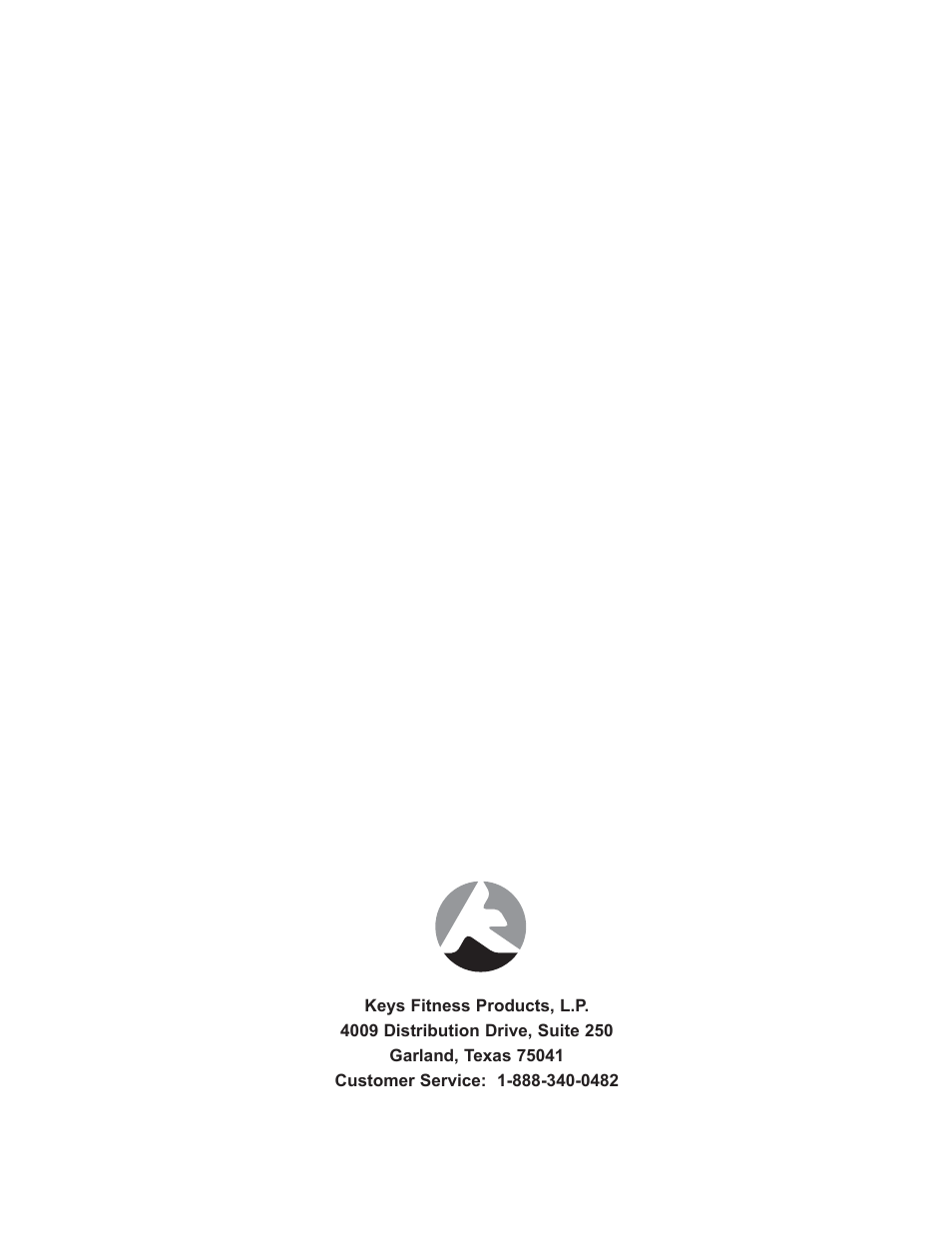 Keys Fitness ST-DB3 User Manual | Page 8 / 8
