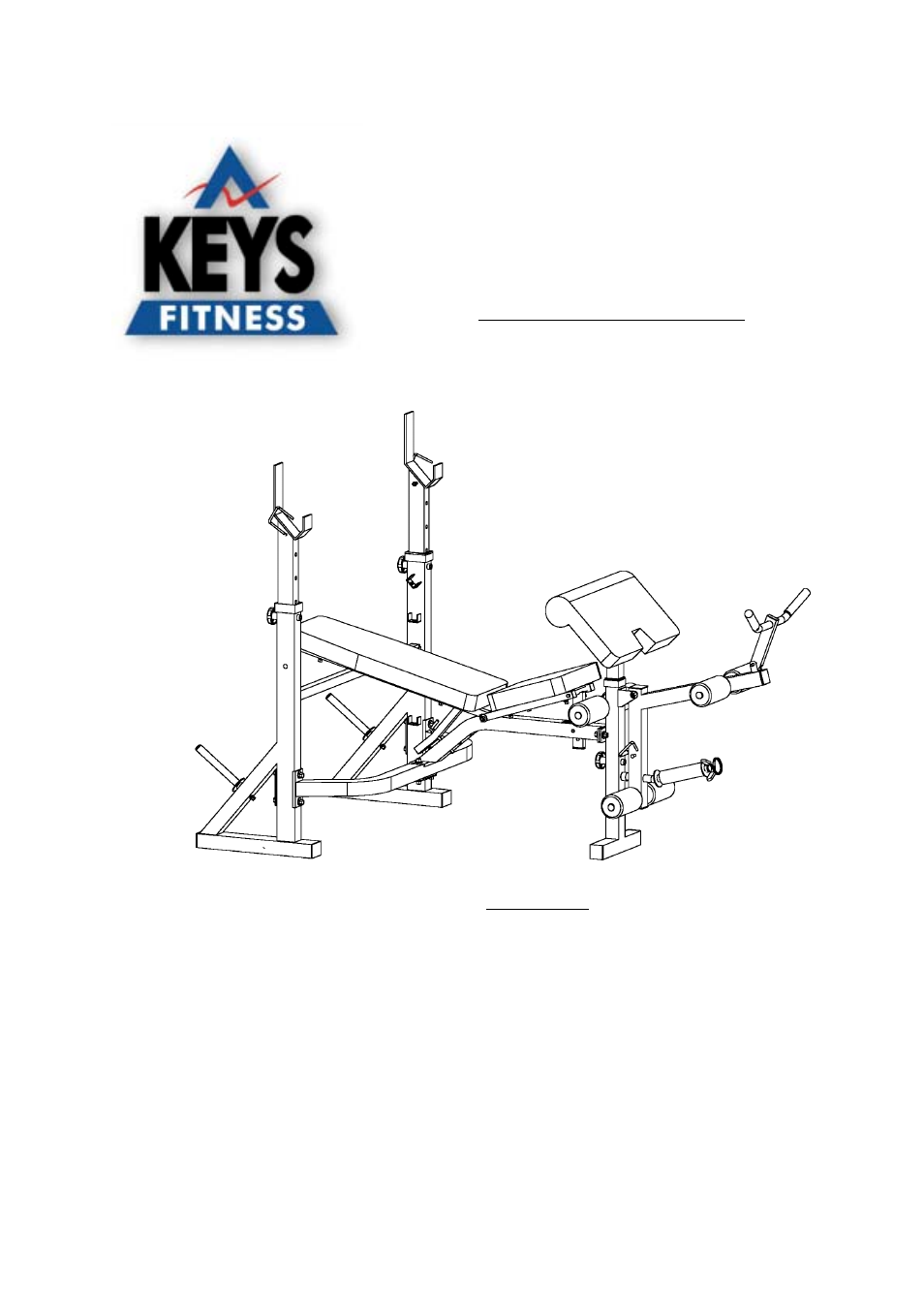 Keys Fitness ST-2600 User Manual | 11 pages