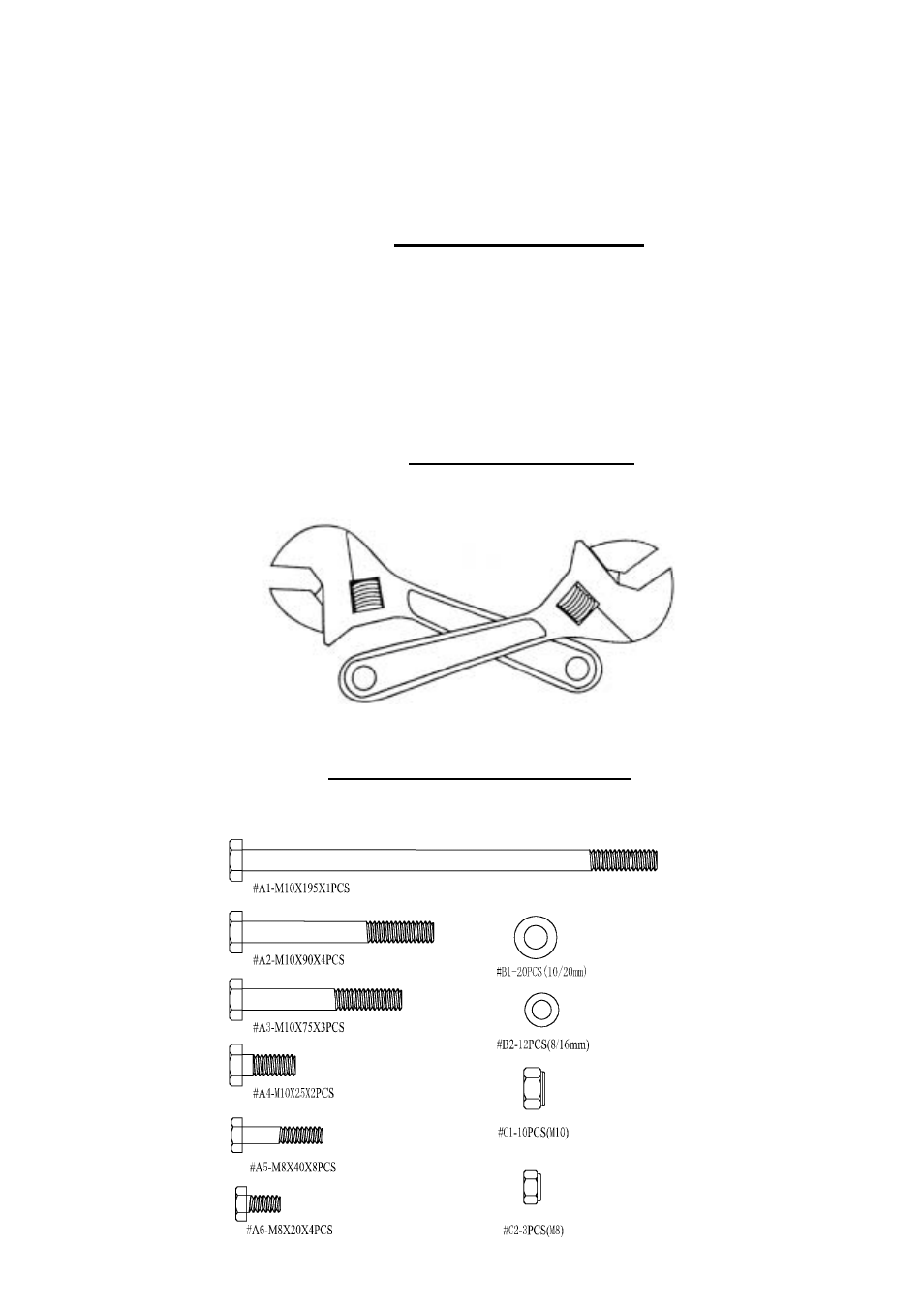 Before you begin, Tools required, Hardware identifier | Keys Fitness ST-2600 User Manual | Page 3 / 11