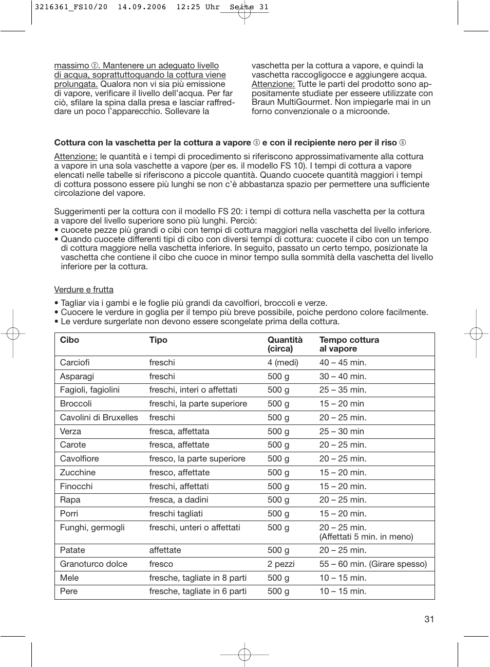 Braun FS10 User Manual | Page 31 / 90