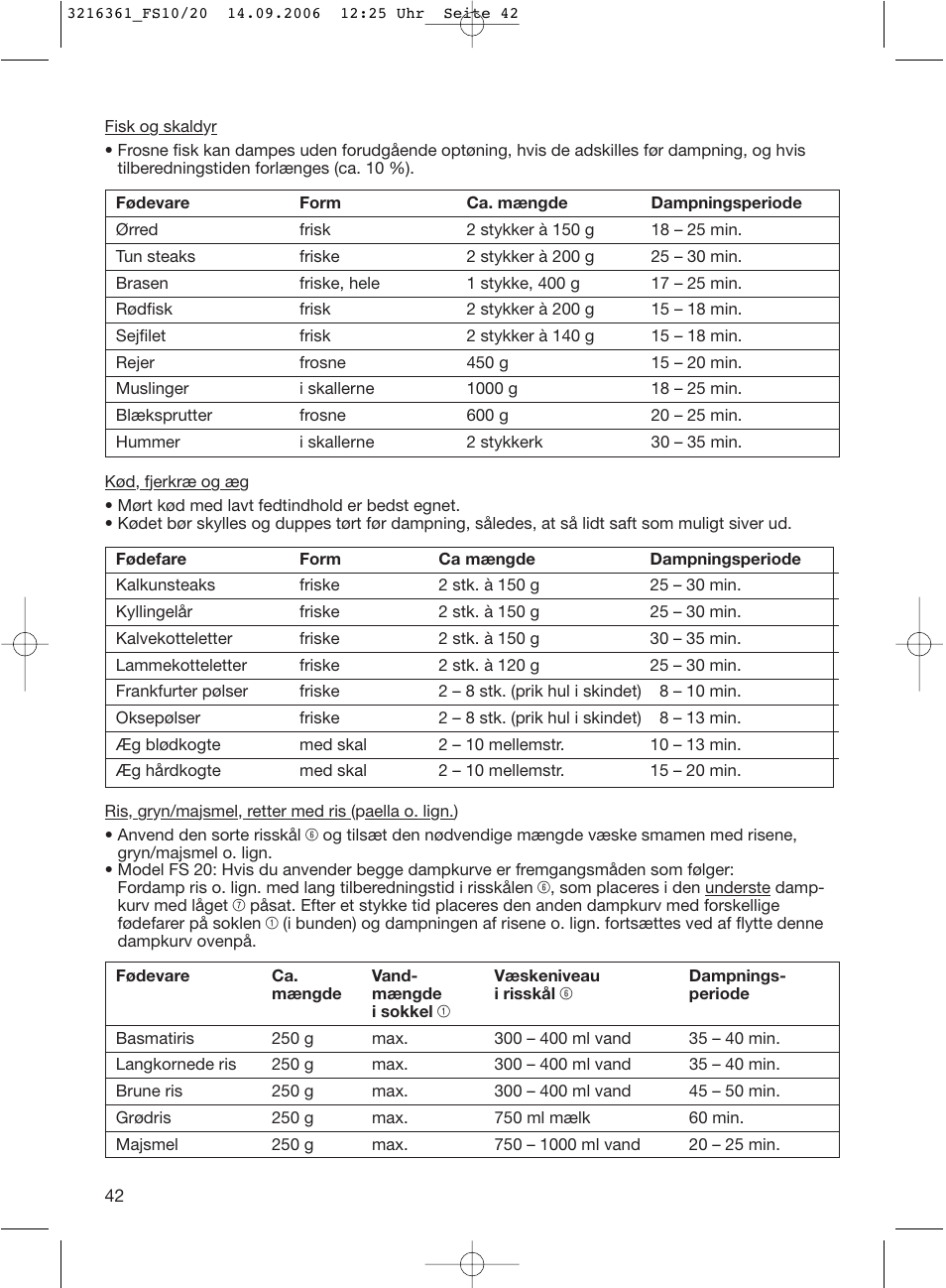 Braun FS10 User Manual | Page 42 / 90