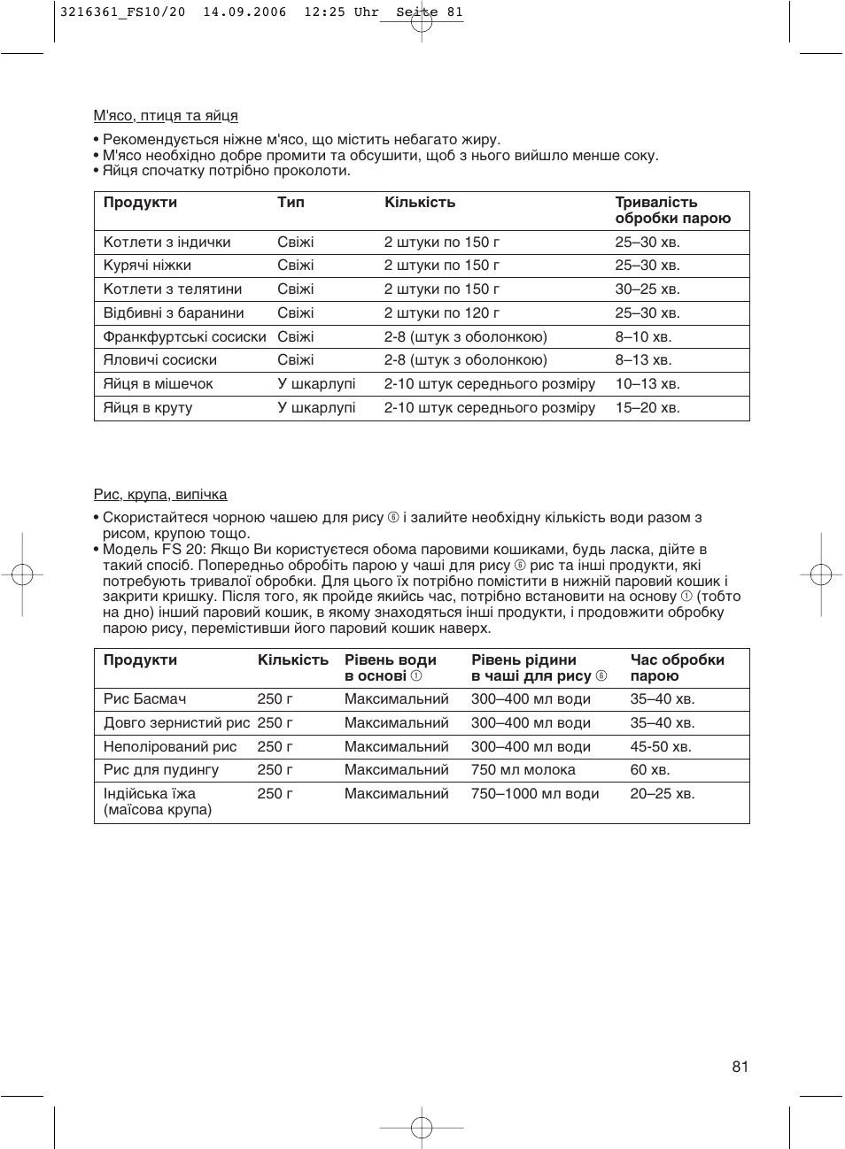 Braun FS10 User Manual | Page 81 / 90