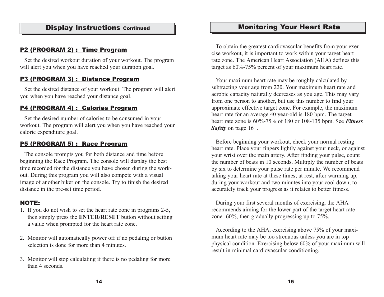 Keys Fitness CM530R User Manual | Page 9 / 10