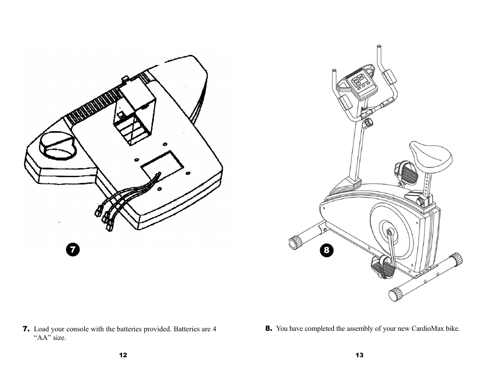 Keys Fitness CardioMax 835U User Manual | Page 8 / 12