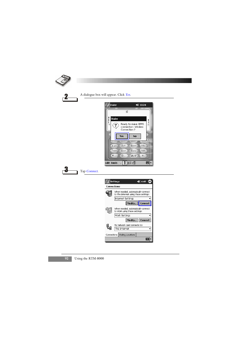 Keys Fitness GSM/GPRS Compact Flash Card RTM-8000 User Manual | Page 102 / 112