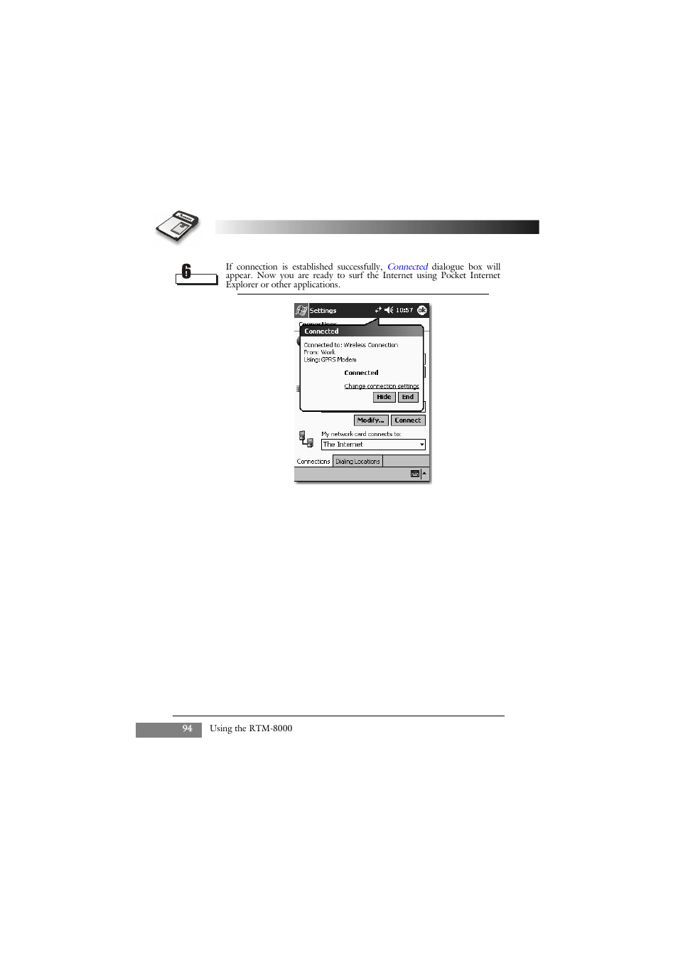 Keys Fitness GSM/GPRS Compact Flash Card RTM-8000 User Manual | Page 104 / 112