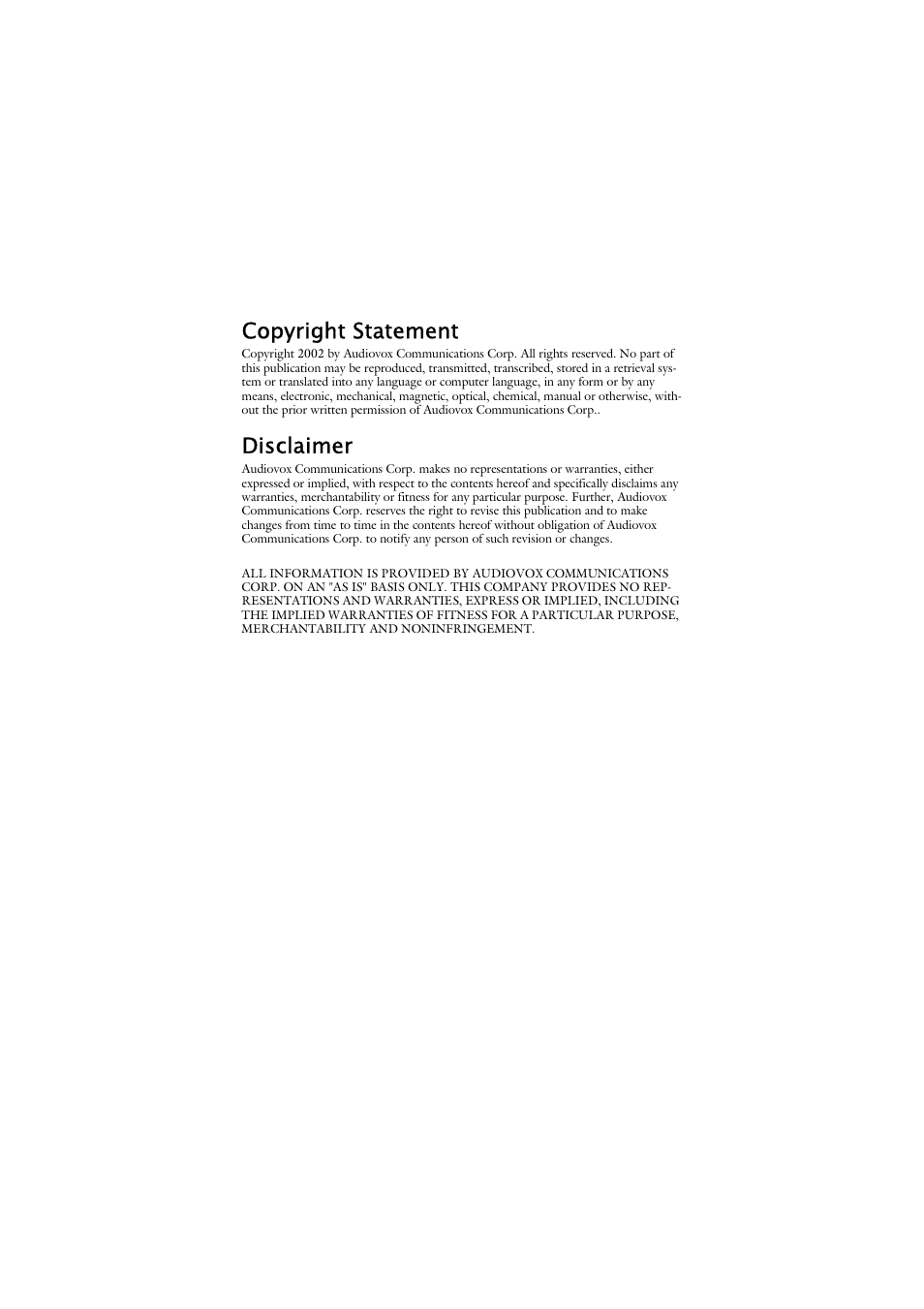 Copyright statement, Disclaimer | Keys Fitness GSM/GPRS Compact Flash Card RTM-8000 User Manual | Page 2 / 112