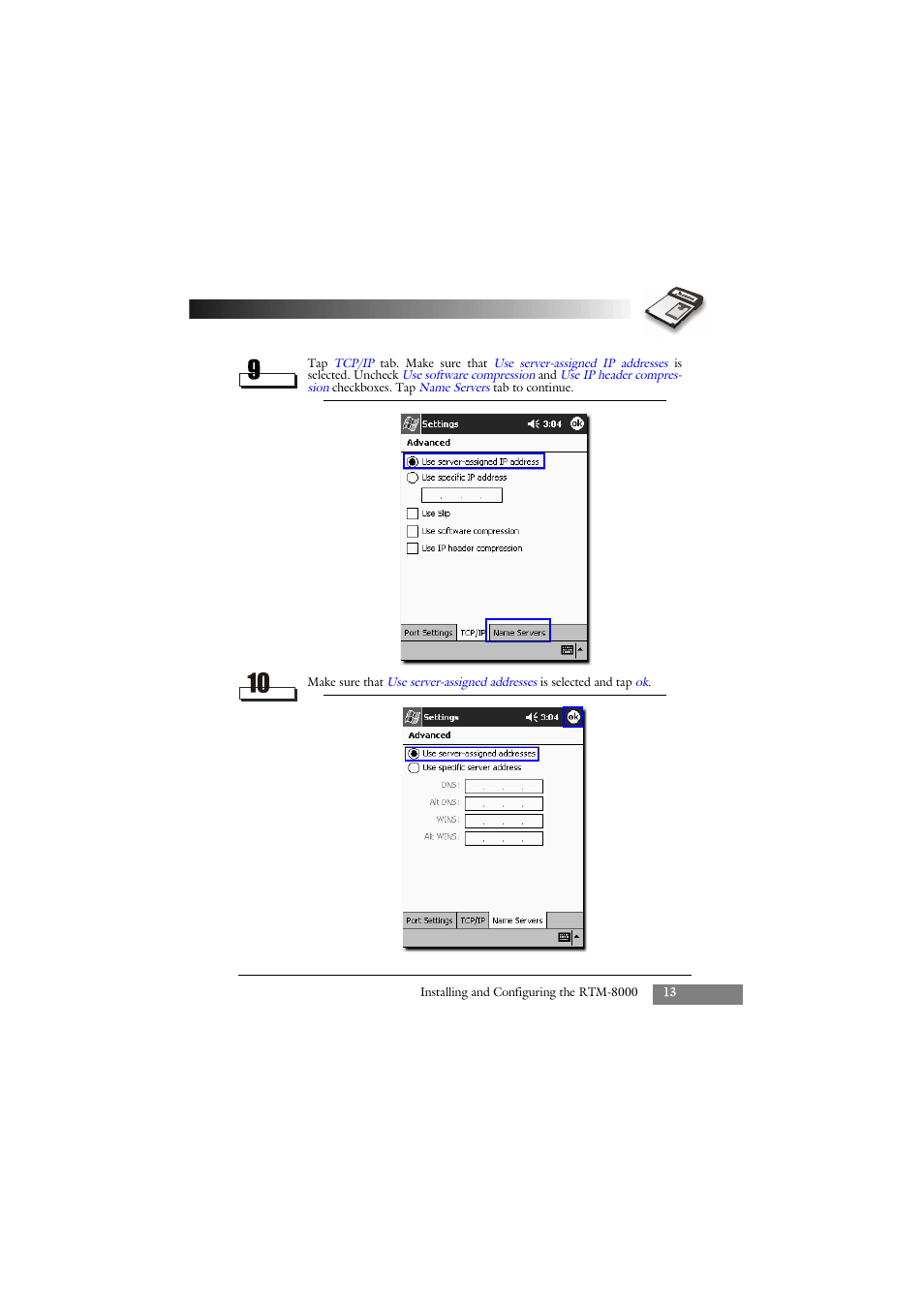 Keys Fitness GSM/GPRS Compact Flash Card RTM-8000 User Manual | Page 23 / 112
