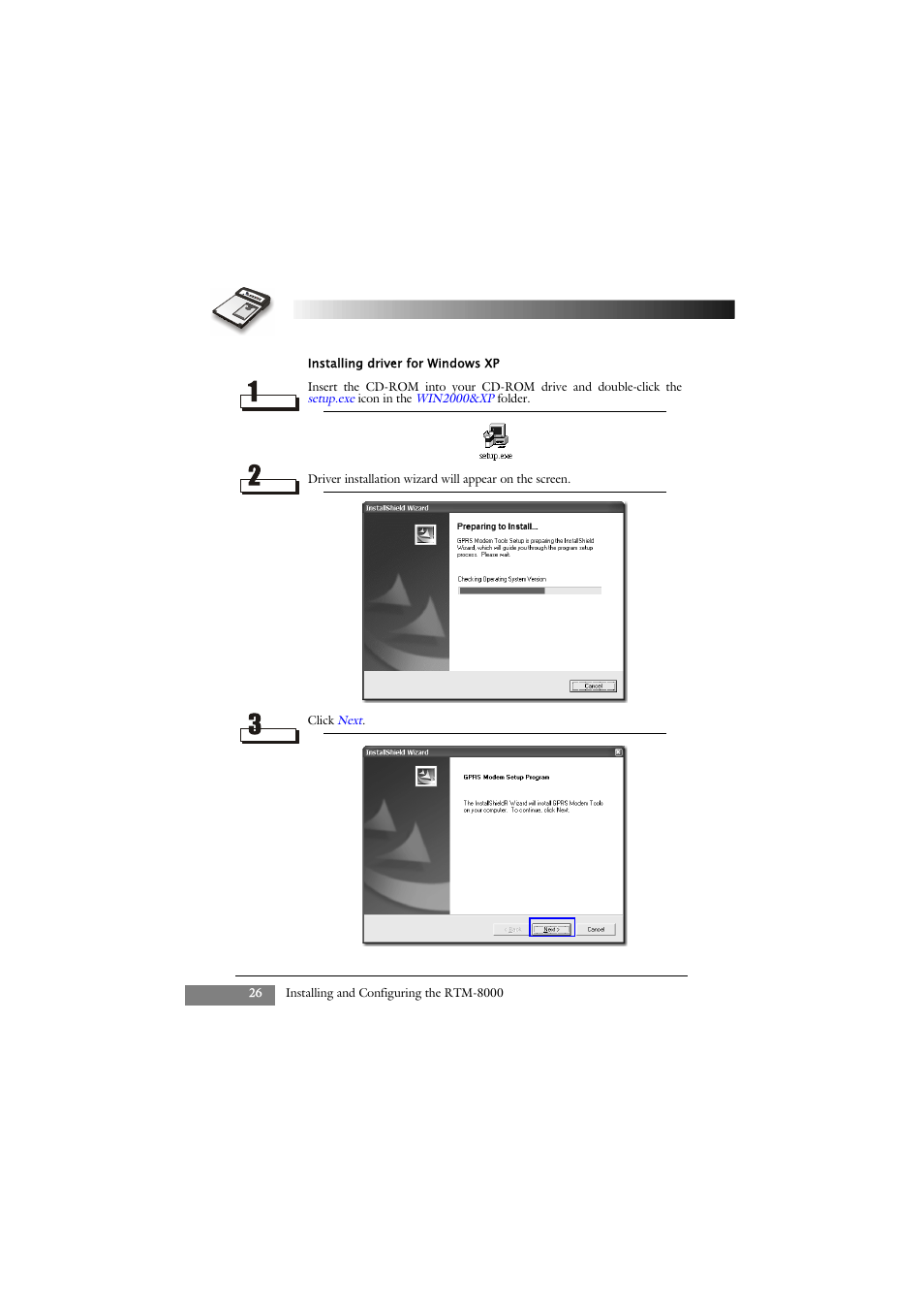 Keys Fitness GSM/GPRS Compact Flash Card RTM-8000 User Manual | Page 36 / 112