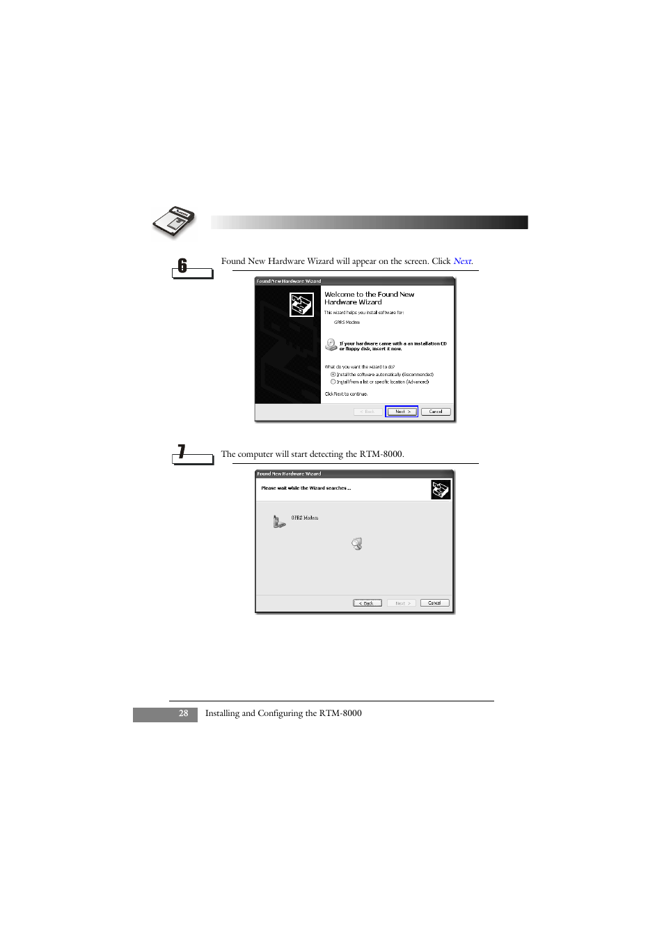 Keys Fitness GSM/GPRS Compact Flash Card RTM-8000 User Manual | Page 38 / 112