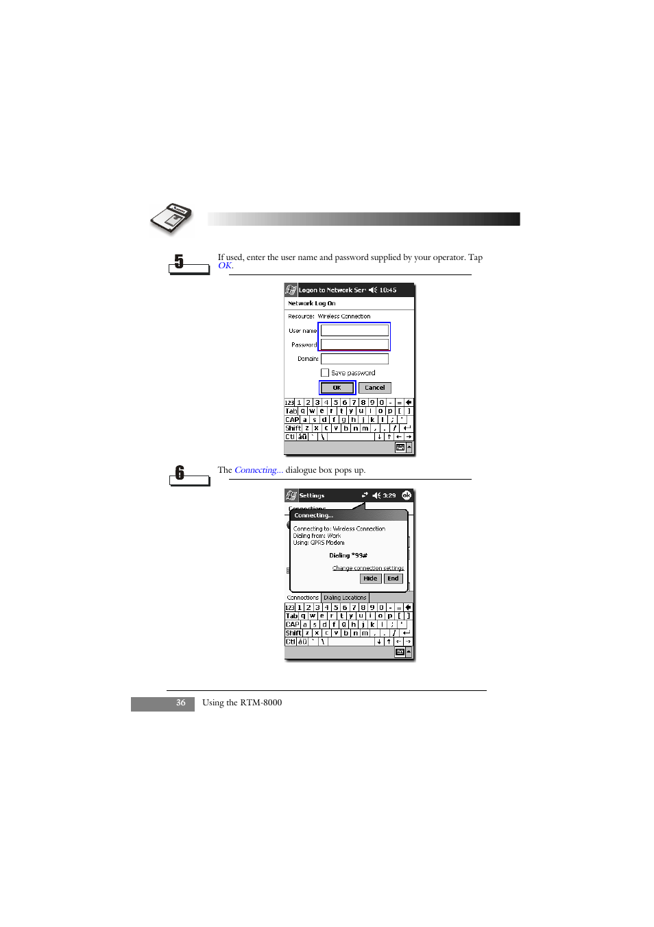 Keys Fitness GSM/GPRS Compact Flash Card RTM-8000 User Manual | Page 46 / 112