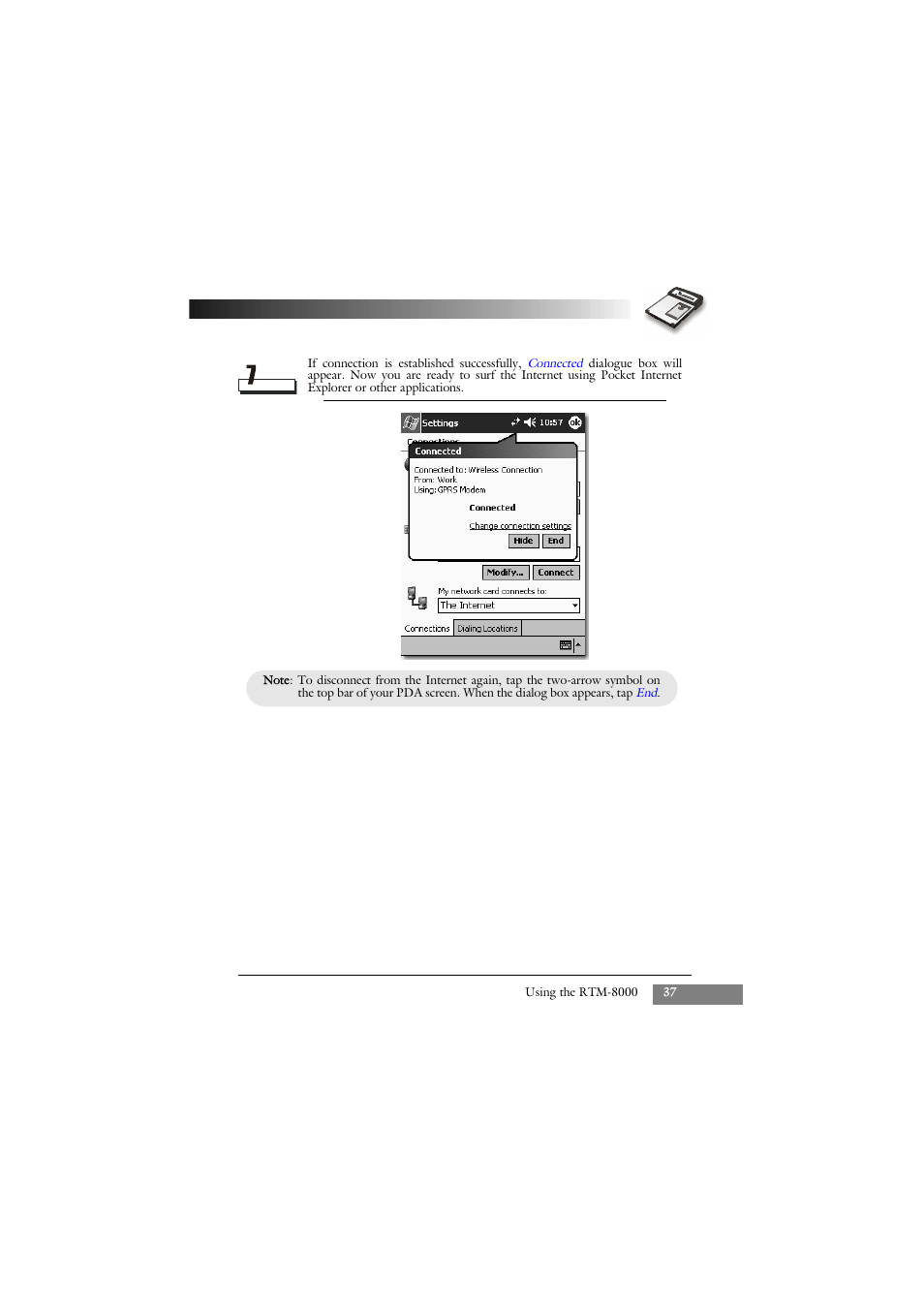 Keys Fitness GSM/GPRS Compact Flash Card RTM-8000 User Manual | Page 47 / 112
