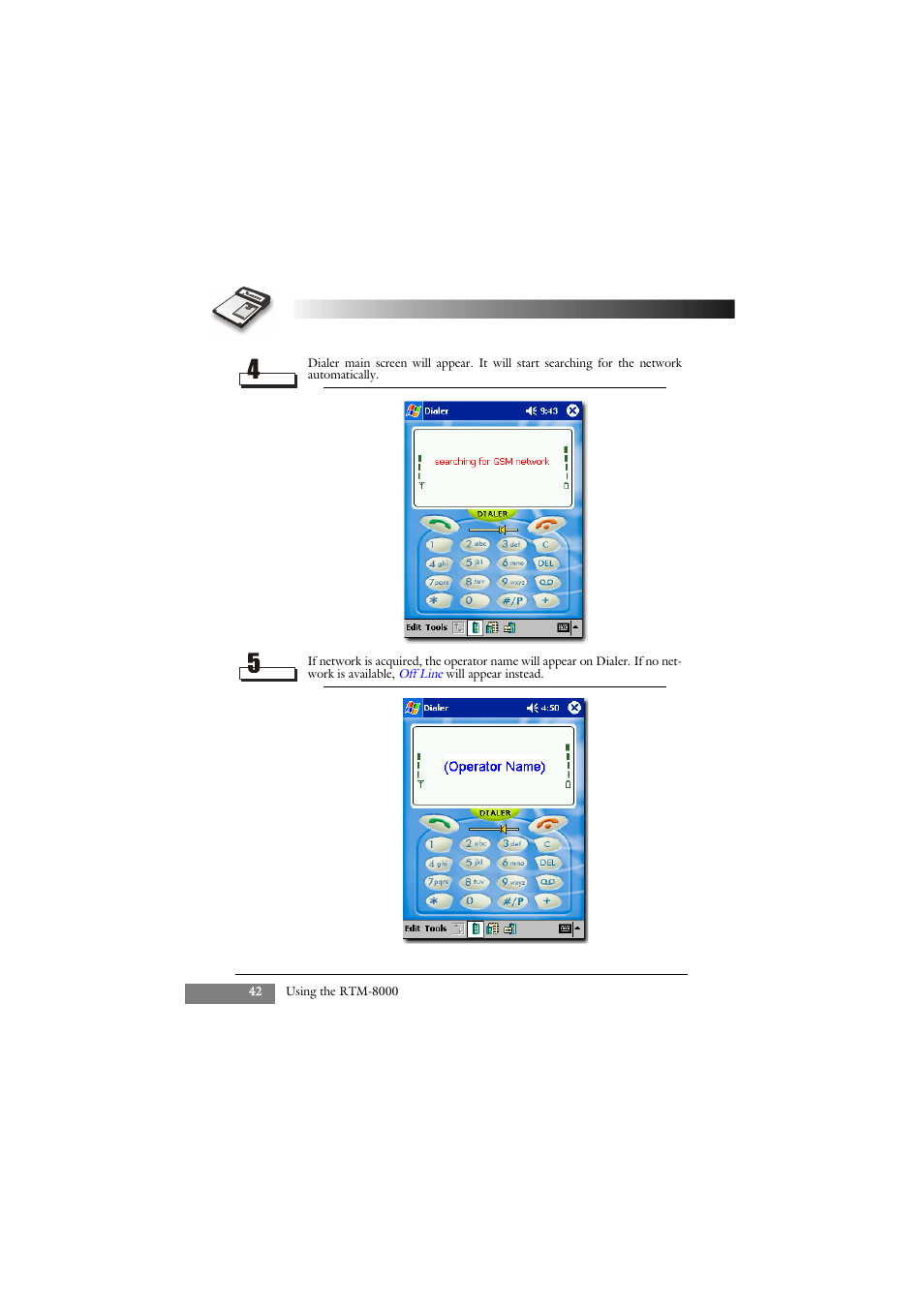Keys Fitness GSM/GPRS Compact Flash Card RTM-8000 User Manual | Page 52 / 112
