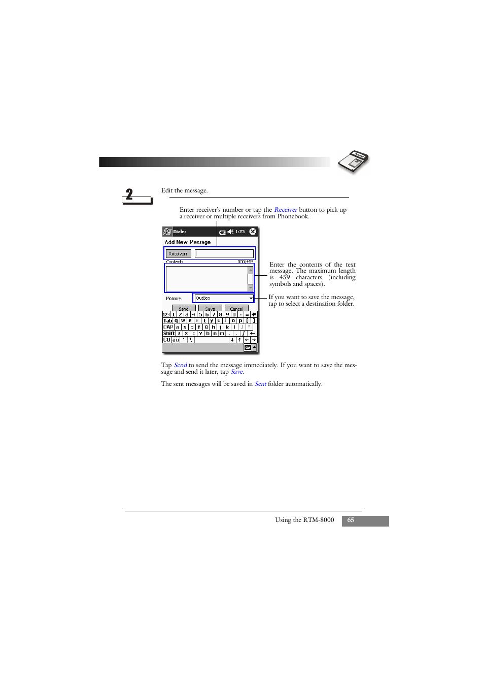 Keys Fitness GSM/GPRS Compact Flash Card RTM-8000 User Manual | Page 75 / 112