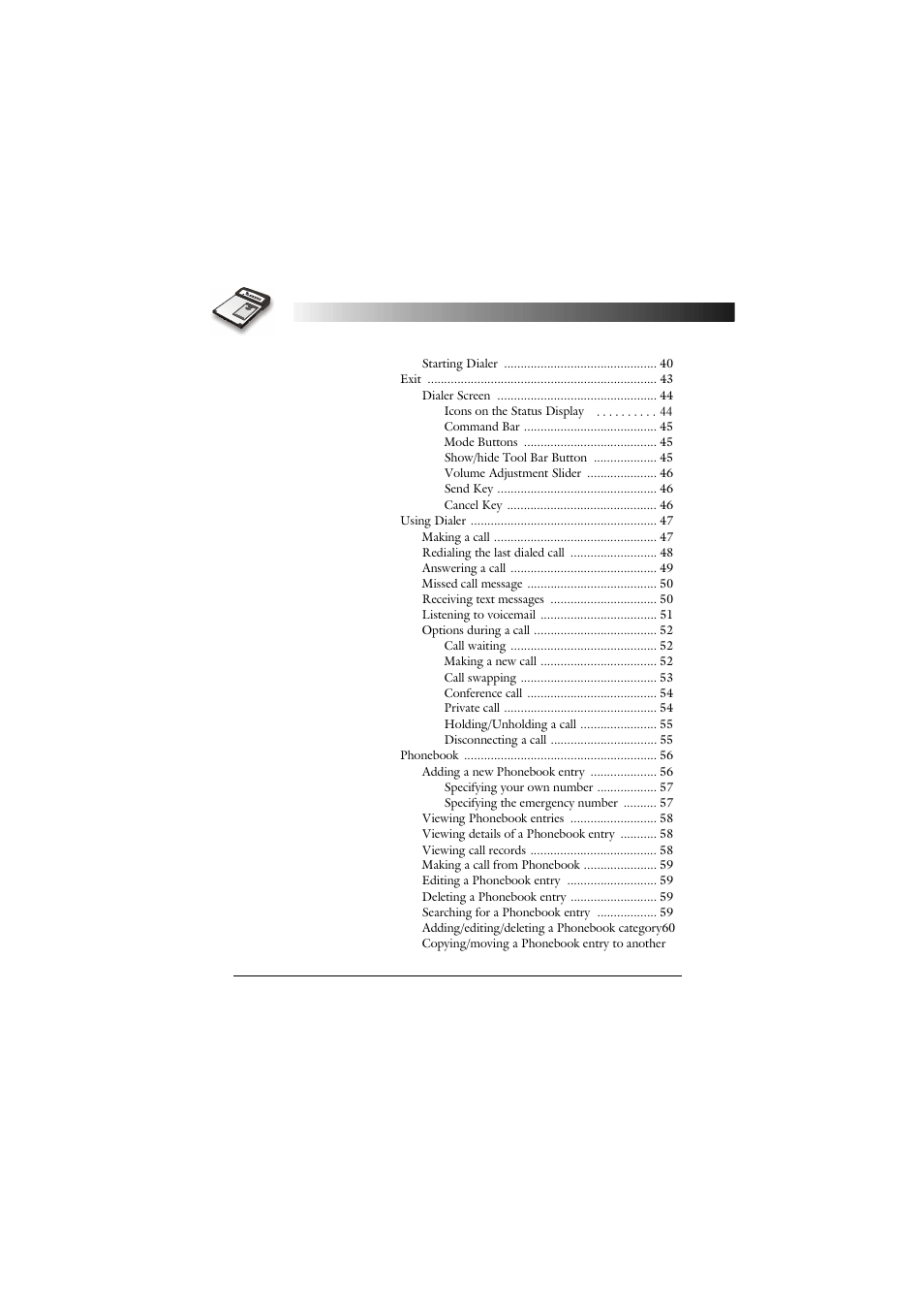Keys Fitness GSM/GPRS Compact Flash Card RTM-8000 User Manual | Page 8 / 112