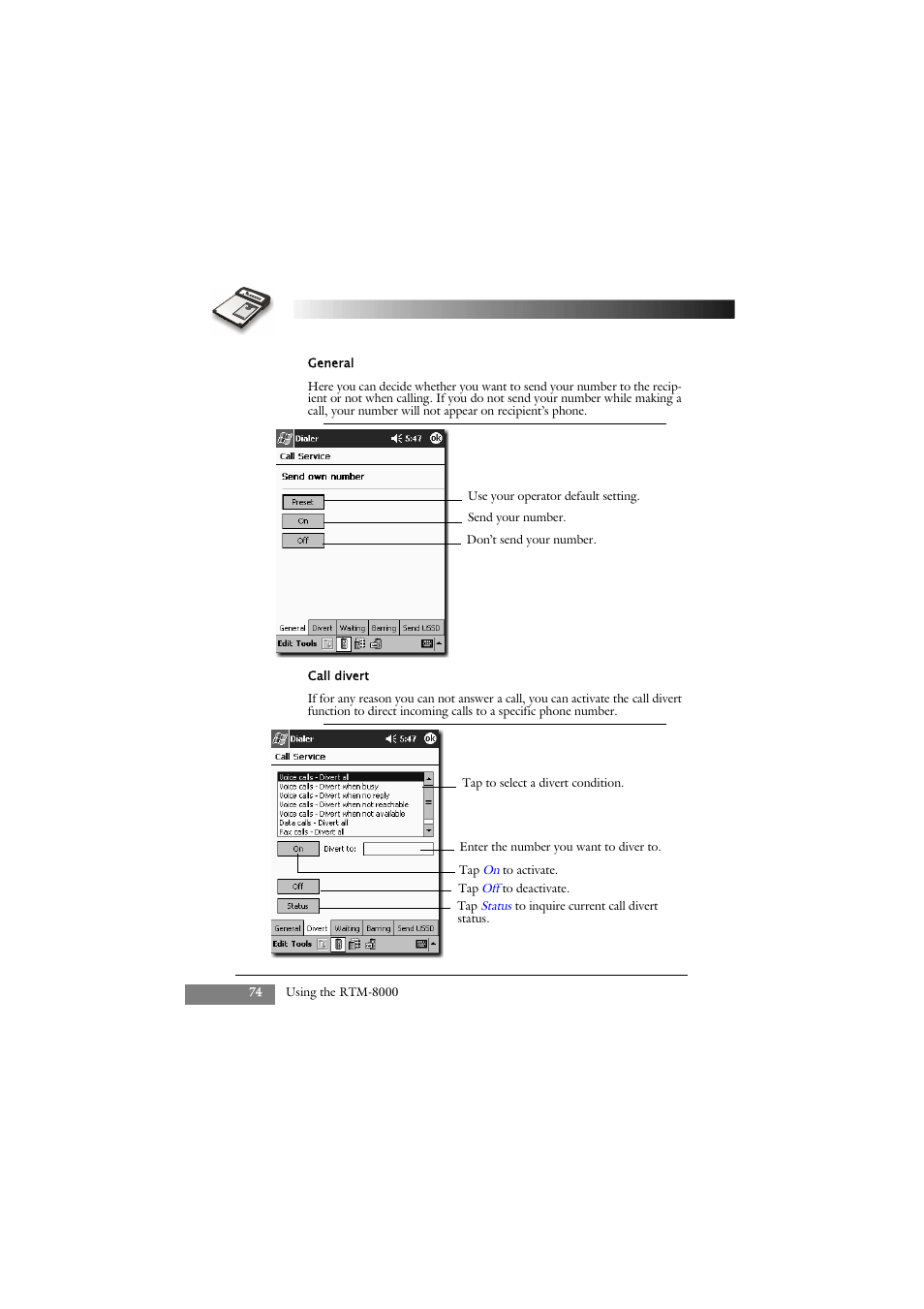 Keys Fitness GSM/GPRS Compact Flash Card RTM-8000 User Manual | Page 84 / 112