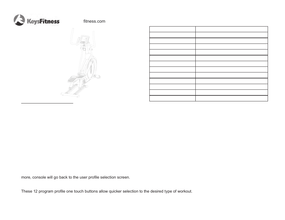 Keys Fitness Stepper Machine E2-0 User Manual | Page 20 / 36