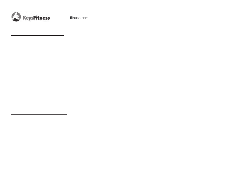 Keys Fitness Stepper Machine E2-0 User Manual | Page 22 / 36