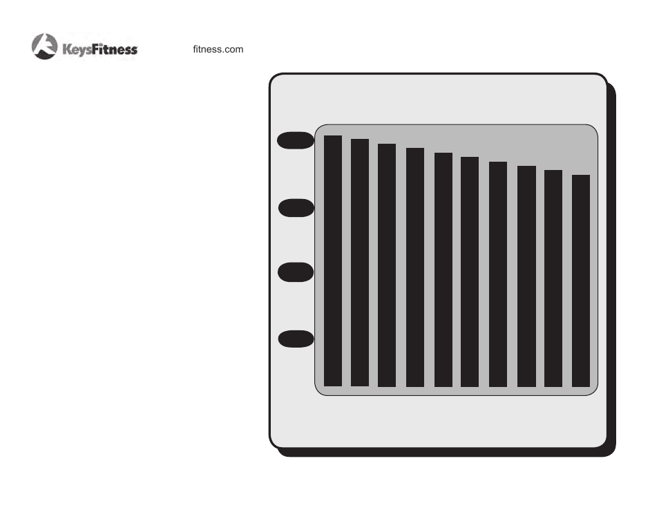 Target heart rate zone | Keys Fitness Stepper Machine E2-0 User Manual | Page 24 / 36