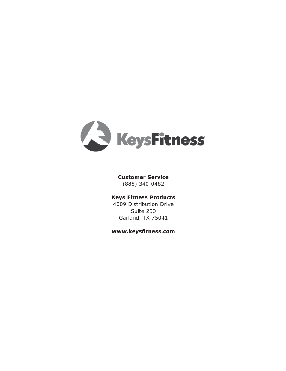 Keys Fitness HT403T User Manual | Page 22 / 22