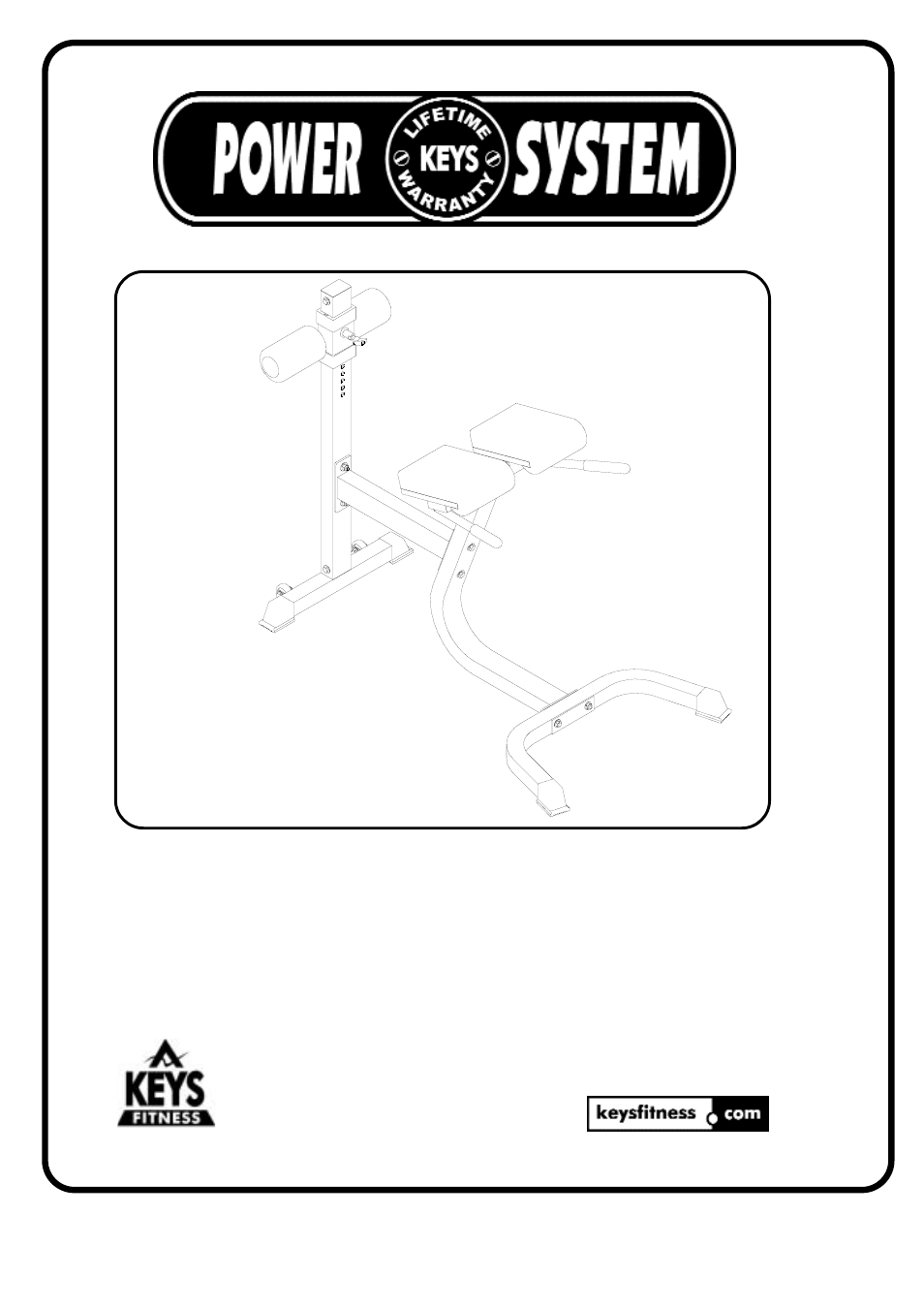 Keys Fitness ROMAN CHAIR KPS-RC User Manual | 12 pages