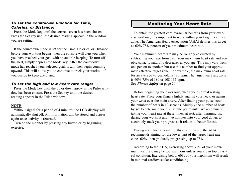 Keys Fitness 835R User Manual | Page 11 / 12