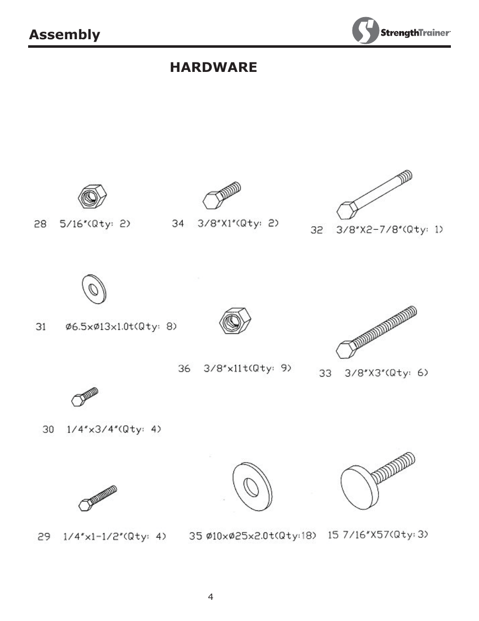 Keys Fitness ST-NB User Manual | Page 4 / 12