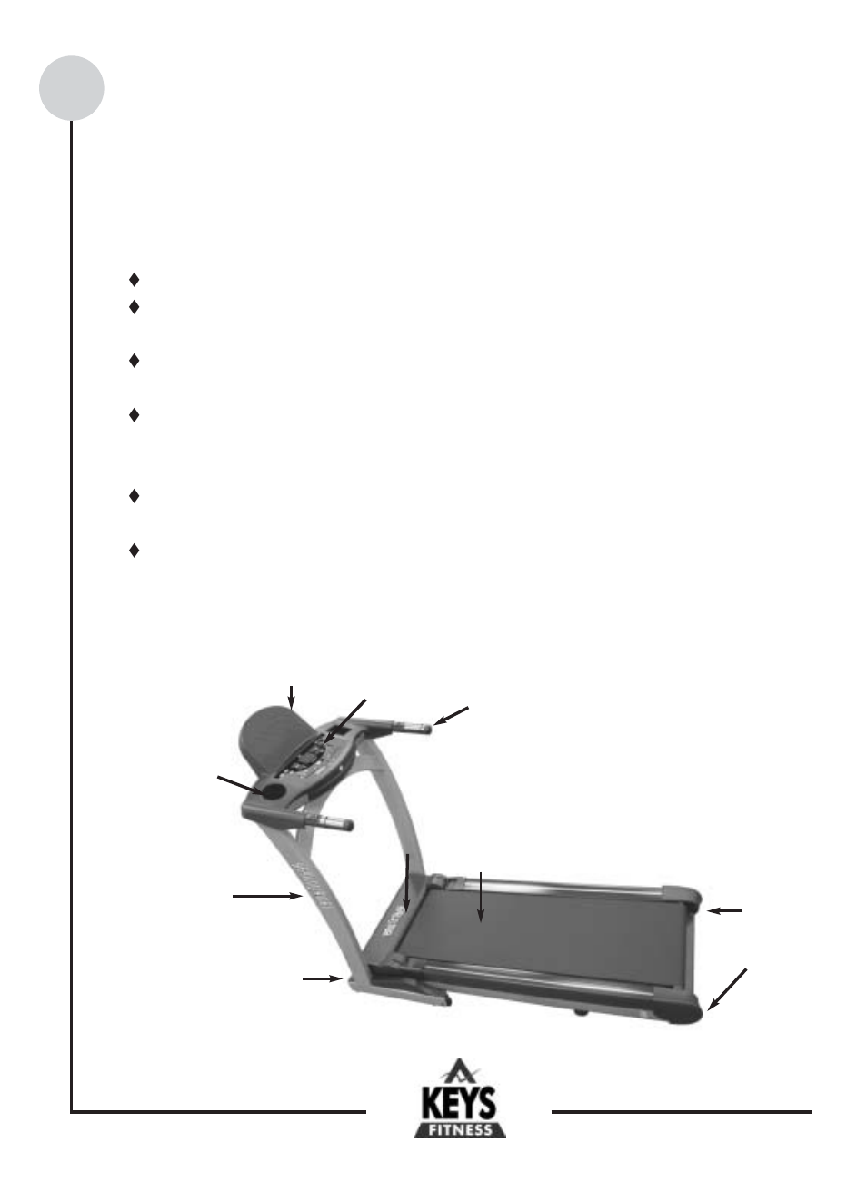 Before you start | Keys Fitness HT901 User Manual | Page 5 / 22