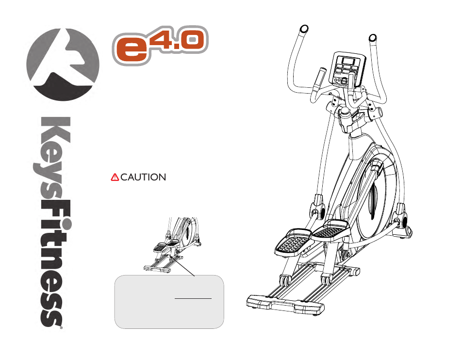 Keys Fitness KF-E4.0 User Manual | 36 pages