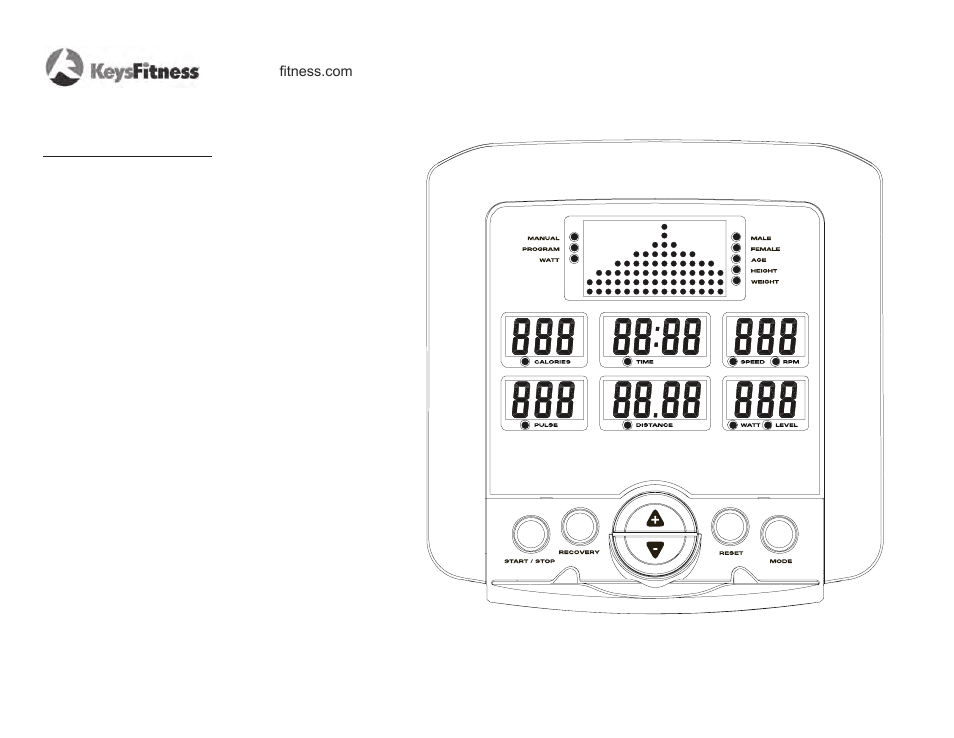 Keys Fitness KF-E4.0 User Manual | Page 18 / 36