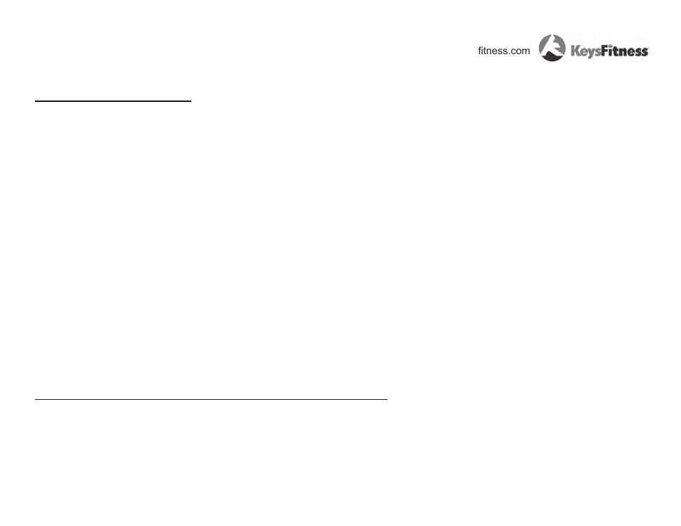 Keys Fitness KF-E4.0 User Manual | Page 21 / 36