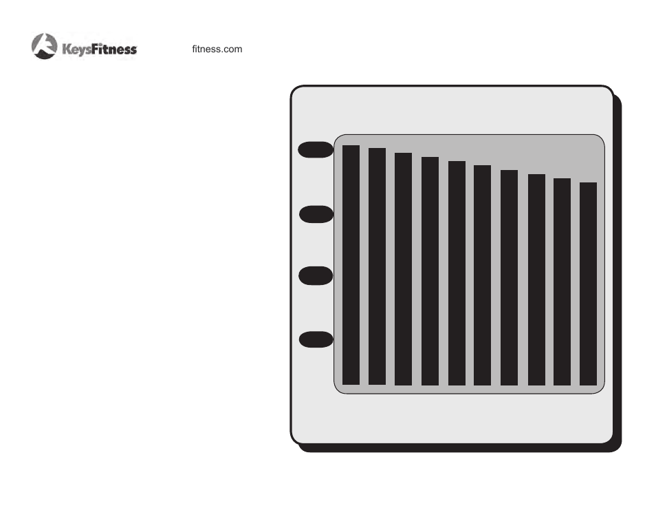 Target heart rate zone, Console information | Keys Fitness KF-E4.0 User Manual | Page 24 / 36
