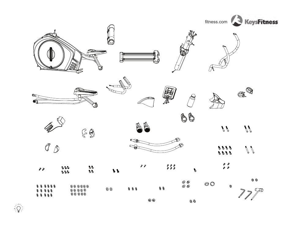 Tools | Keys Fitness KF-E4.0 User Manual | Page 5 / 36