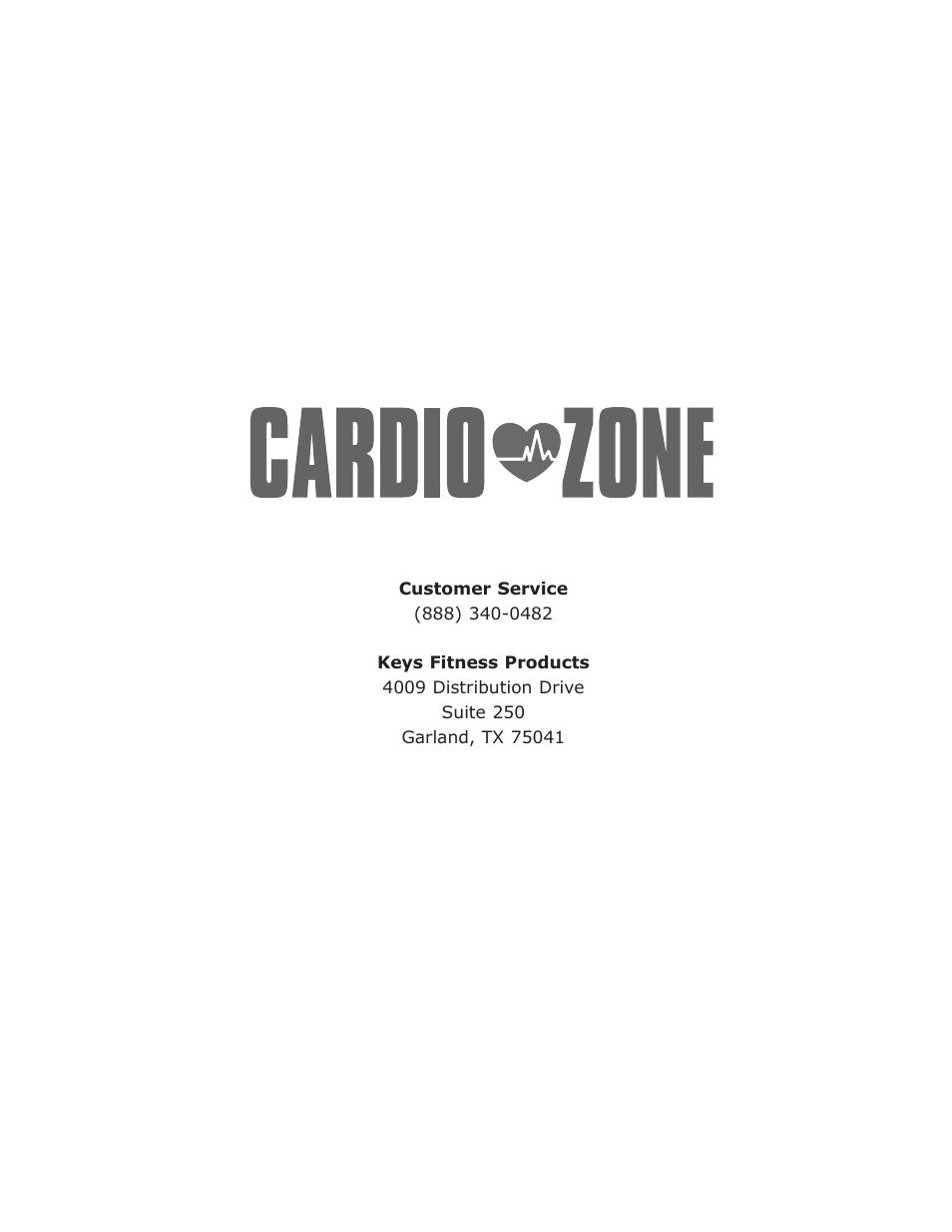 Keys Fitness CARDIO ZONE E-CZ400 User Manual | Page 28 / 28
