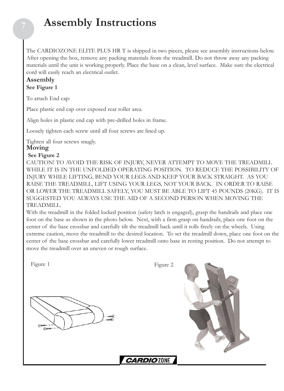 Assembly instructions | Keys Fitness CZE Plus User Manual | Page 7 / 22