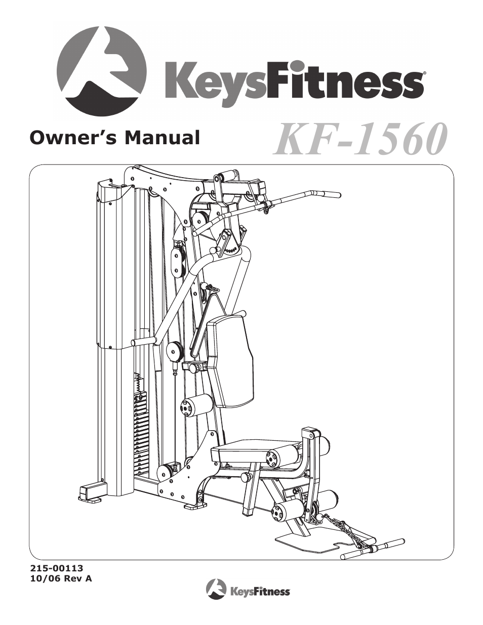 Keys Fitness KF-1560 User Manual | 29 pages