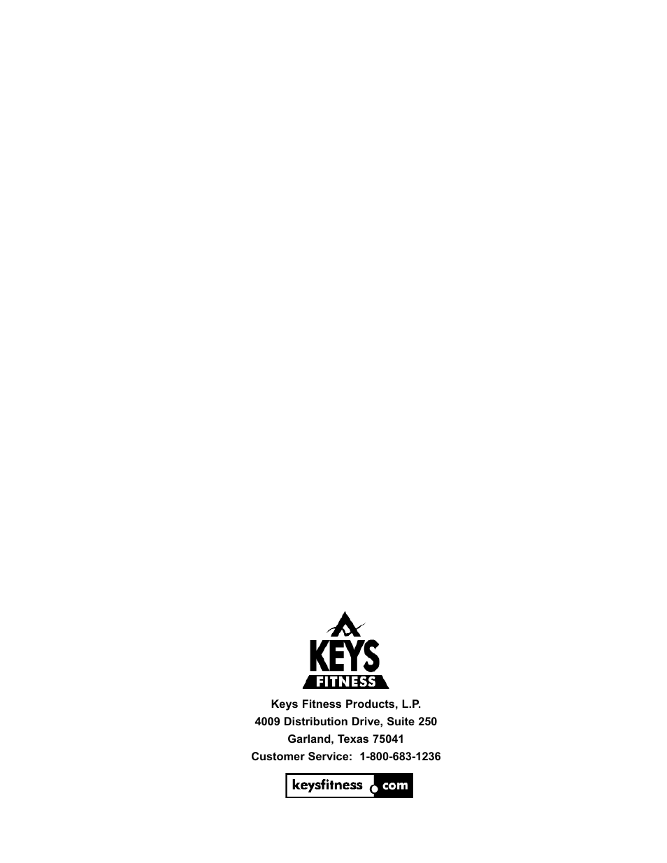 Keys Fitness KPS-SS User Manual | Page 12 / 12